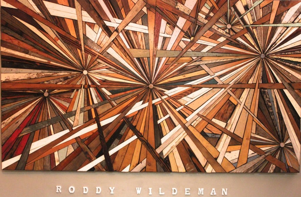 Roddy Wildeman lights up the shore